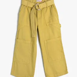 Koton Girls Clean Look Mid-Rise Cotton Flared Jeans-image-42