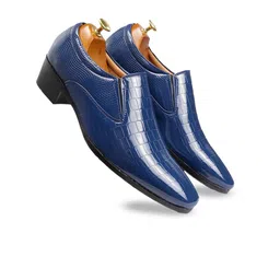 Bxxy Men Textured Formal Elevator Slip-On Shoes-image-83