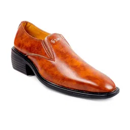 Bxxy Men Textured Height increasing Formal Slip-On Shoes-image-35