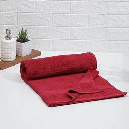 Monte Carlo Red Cotton 400 GSM Bath Towel-52