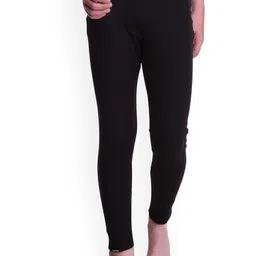 WEDZE By Decathlon Kids Black Regular Fit Solid Skiing Base Layer Trousers-image-72