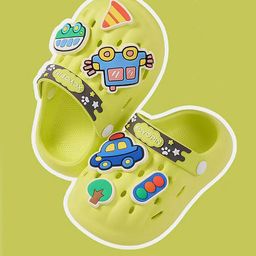 Little Surprise Box LLP Kids Self Design Rubber Clogs-14