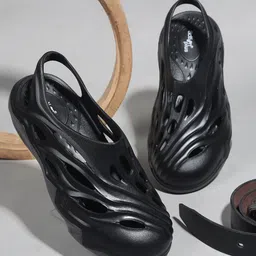 Action Plus Men Self Design Rubber Clogs-46