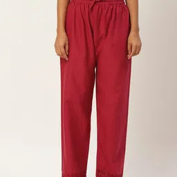 KALINI Women Lace Ethnic Palazzos-image-96