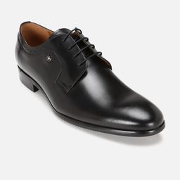 Louis Philippe Brown Leather Formal Derbys-image-1