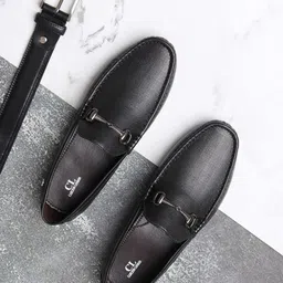Carlton London Men Buckles Loafers-image-21