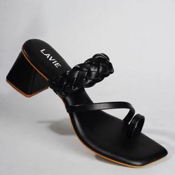 Lavie Braided One Toe Block Heels-24