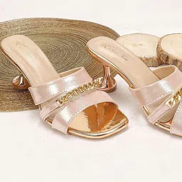 STARTOES Embellished Party Block Sandals-image-7