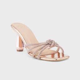 Sole To Soul Embellished Party Block Sandals-50