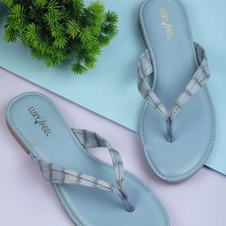Luxyfeel Blue Party Block Sandals-picture-44