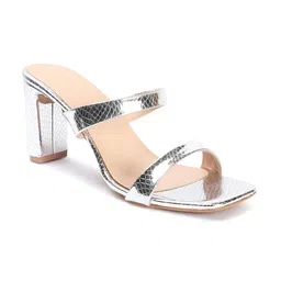 Mast & Harbour Women Open Back Block Sandals-52