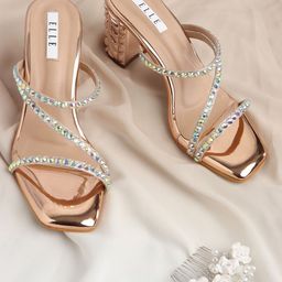 ELLE Embellished Block Heels-6