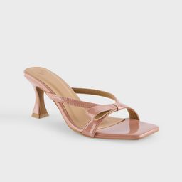20Dresses Nude Pink Bow Detail Open Toe Stiletto Heels-image-48