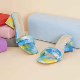 FABBHUE Printed Block heels-8