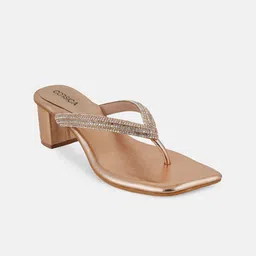 CORSICA Embellished Open Toe Block Heels-48