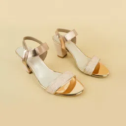 Ozuri Embellished Block Sandals-93