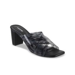 Mochi Textured Open Back Block Heels image 2