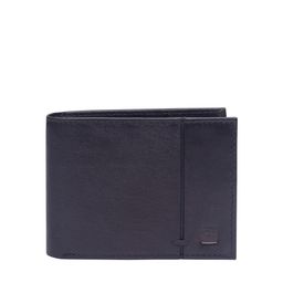 SPYKAR Men Black Leather Two Fold Wallet-picture-2