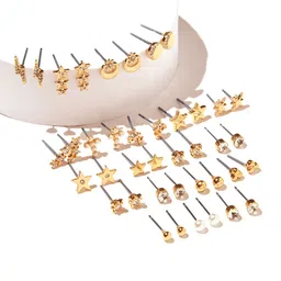 ToniQ Women Set of 20 Stud Earrings-53