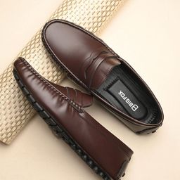 Big Fox Men Round Toe PU Derbys-image-73