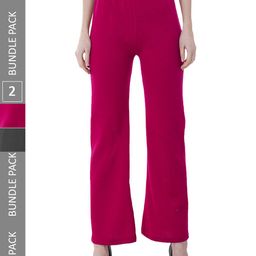 BAESD Pack of 2 Knitted Wool Warm Palazzos-image-47