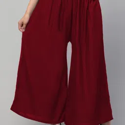 Trend Level Mid Rise Flared Palazzos-picture-55