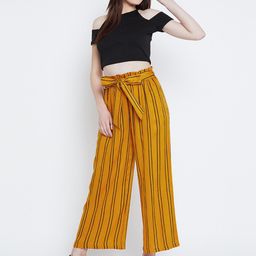 Zastraa Women Striped Palazzos-picture-34