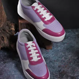 The Roadster Lifestyle Co. Women Round-Toe Perforated Sneakers-image-82