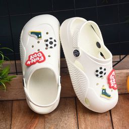 BIRDE Boys Self Design Lightweight Clogs-32