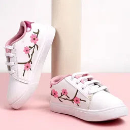 KATS Girls Printed Lightweight Lace-up Sneakers-picture-1