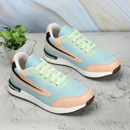 OPHELIA Women Colourblocked Lace-Up Sneakers-image-51