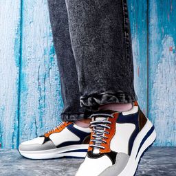 Bxxy Women Colourblocked Lace Up Sneakers-44