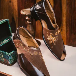 NR By Nidhi Rathi Men Embroidered Shoe-Style Sandals-image-49