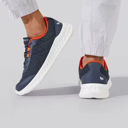 NEEMANS Unisex Textured Lace Up Lightweight Mesh Sneakers-6