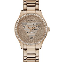 GUESS Women Embellished Dial Stainless Steel Bracelet Style Straps Analog Watch GW0605L3-picture-3