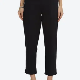 Biba Women Relaxed Mid Rise Trousers-image-77
