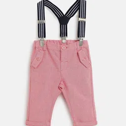 Chicco Boys Relaxed Mid Rise Cotton Trousers With Suspenders-image-79