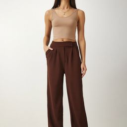 Happiness istanbul Women Pleated Trouser-image-62