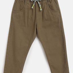 Chicco Infant Boys Mid-Rise Relaxed Fit Cotton Trousers-image-72