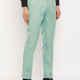 VEI SASTRE Men Smart Slim Fit Pleated Trouser-image-35