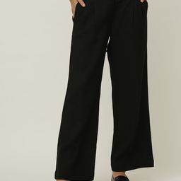 Saltpetre Women Classic Straight Fit Cotton Tencel Parallel Trouser-image-43