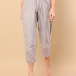 Soch Women Grey High-Rise Trouser-image-10