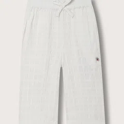 ELLE Girls Striped Mid Rise Plain Pure Cotton Parallel Trousers-image-24