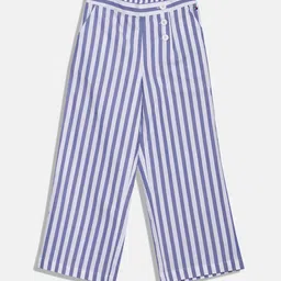 Tommy Hilfiger Girls Striped Cotton Culottes Trousers-image-48