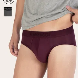 DAMENSCH Men Pack of 2 Deo-Soft Supima Modal Briefs DAM-ER-MIX-B-PP-WG-PACK-2-45