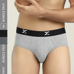 XYXX Men Pack of 3 IntelliSoft Antimicrobial Micro Modal Briefs-image-90