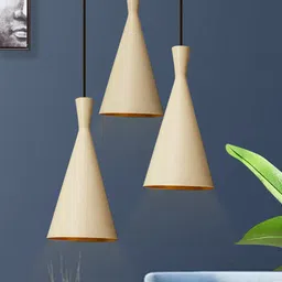 Homesake White 3-Lights Cluster Cone Shaped Hanging Lamp-picture-15