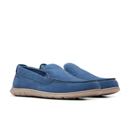 Clarks Men Suede Loafers-image-4