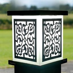 Lyse Decor Black & White Textured Laser Cutting Outdoor Lamp-image-57