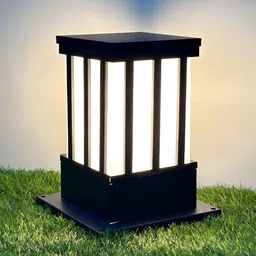 Lyse Decor Grey & White Textured Main Gate Outdoor Lamps-40